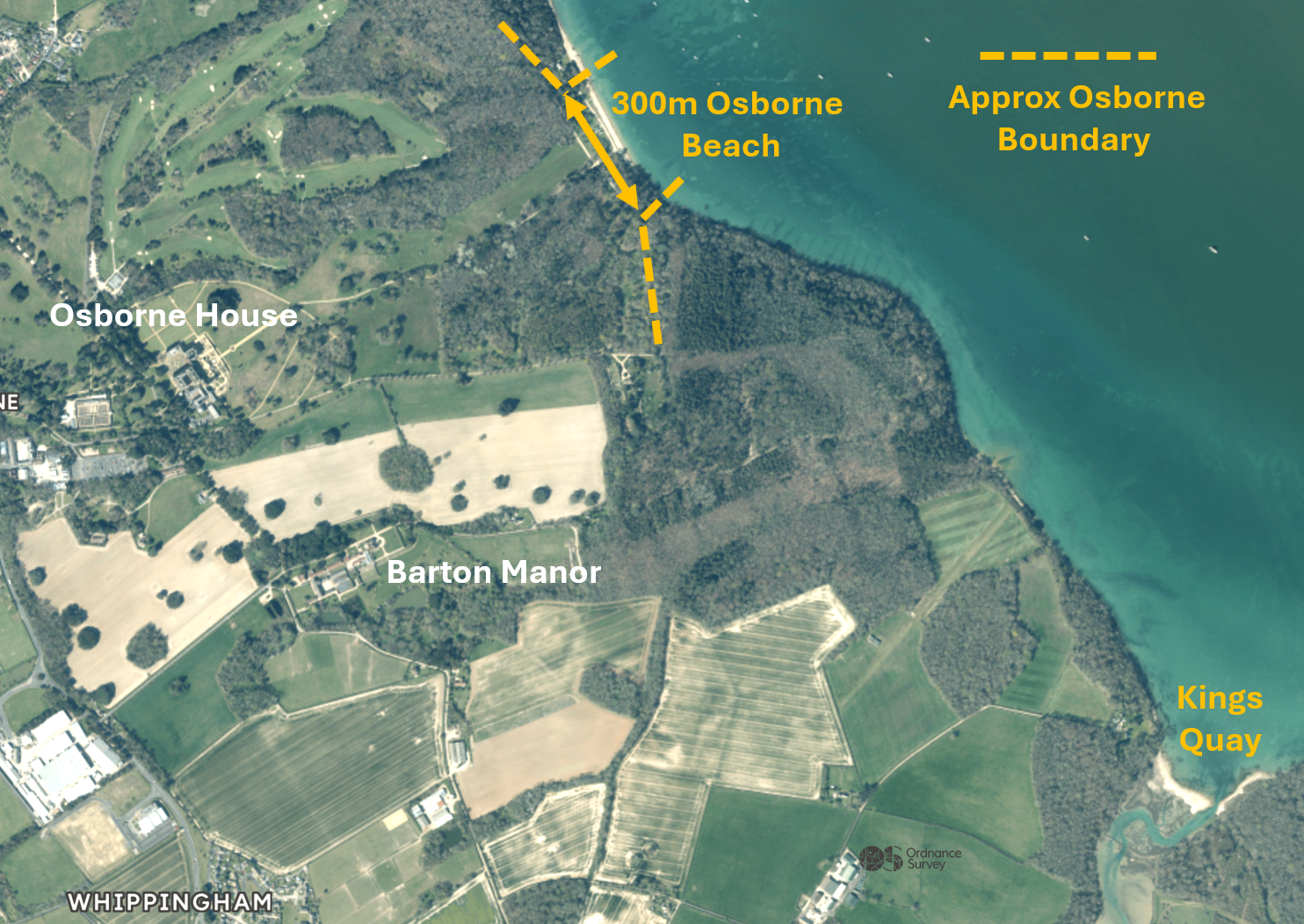 Osborne and Barton satellite view